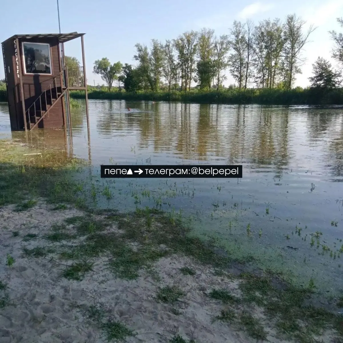 После прорыва плотины Белгородского водохранилища вода хлынула по реке Нежеголь; в Шебекино подтоплены пляжные сооружения. По спутниковым данным зафиксирован неконтролируемый сброс воды через разрыв около 35 метров.