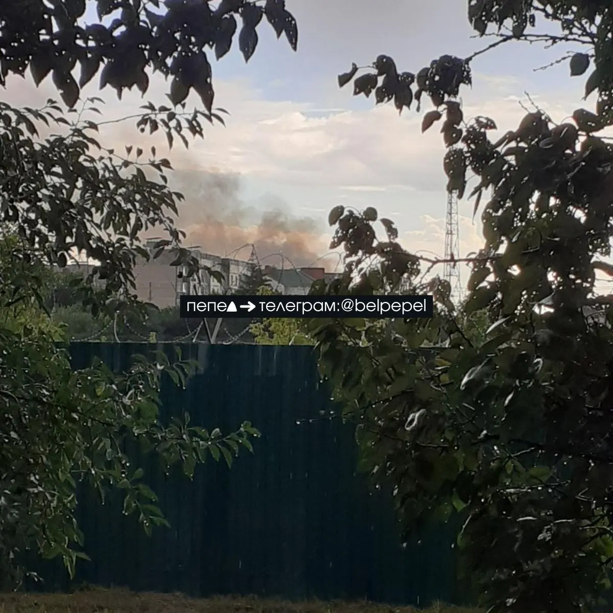 В Белгородской области в Грайвороне многоквартирный дом загорелся после удара беспилотника. Местные жители сообщают, что атака произошла около 13:45, пожар продолжается.
