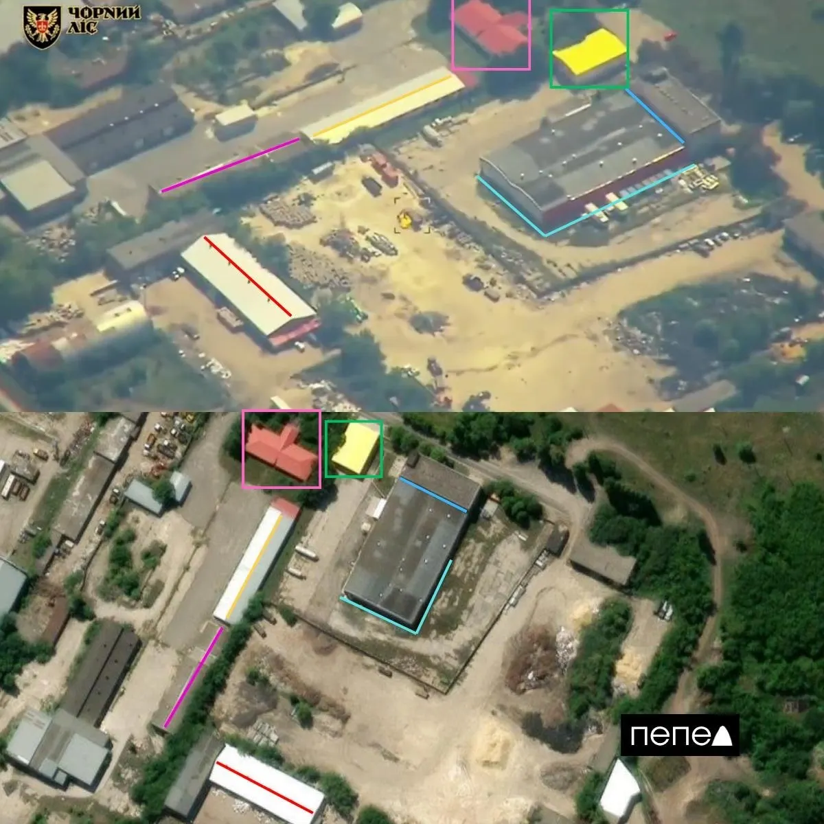 В Белгородской области зафиксирована атака беспилотника по военной технике в городе Строителе. Инцидент произошёл на территории предприятия и подтверждается геолокационными данными.