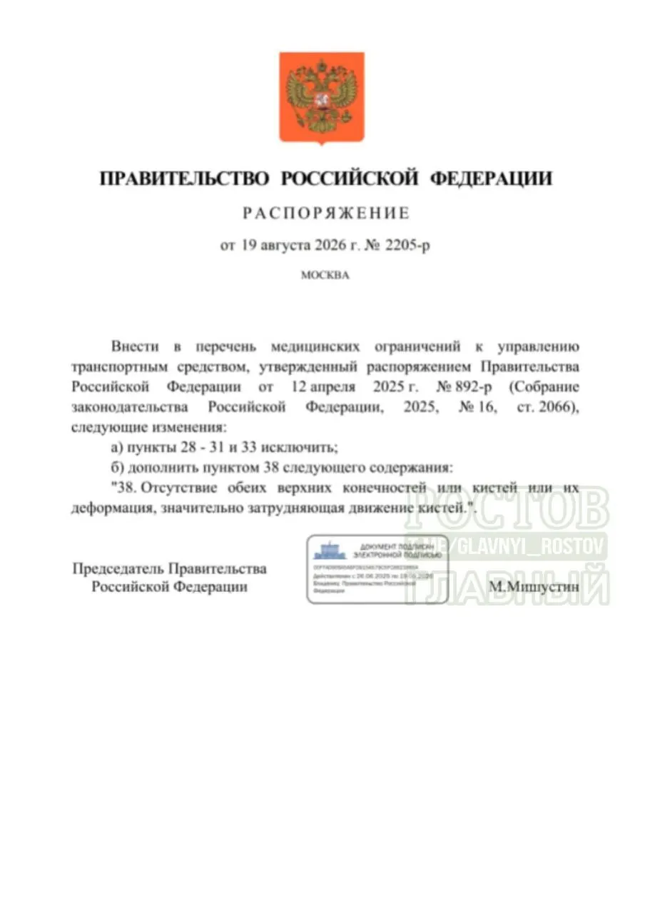 Минздрав разъяснил новые требования к допуску к вождению для лиц с инвалидностью, включая изменения списка противопоказаний и современных систем управления.