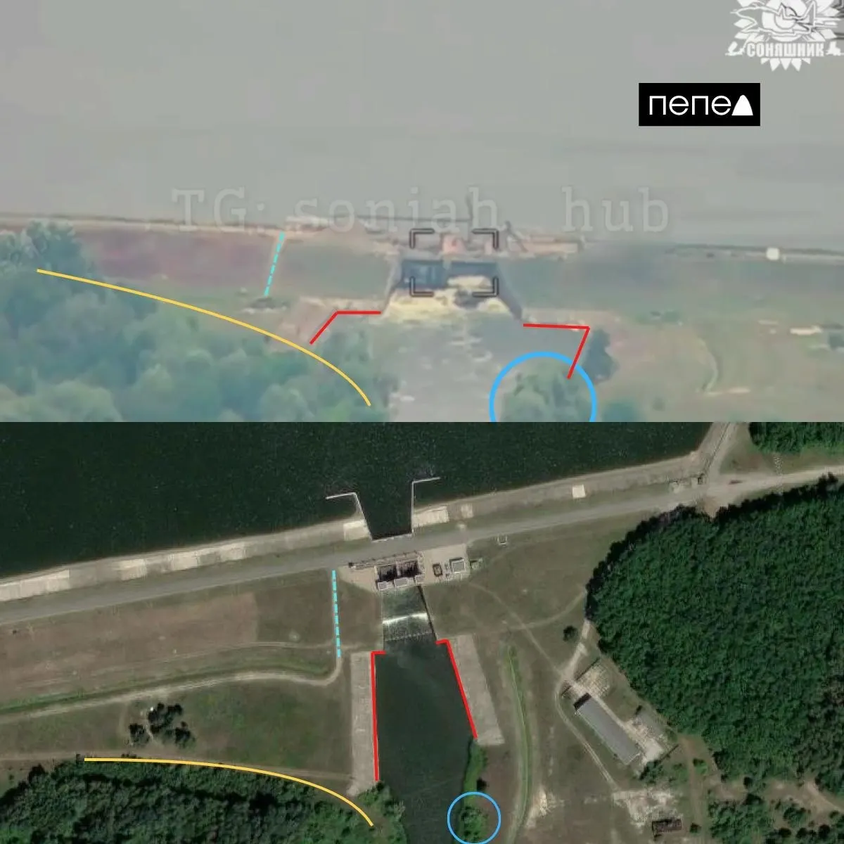 Частичный прорыв плотины Белгородского водохранилища вызывает неконтролируемый сброс воды и затопление нижних участков реки, создавая экологические и бытовые риски для населения региона.