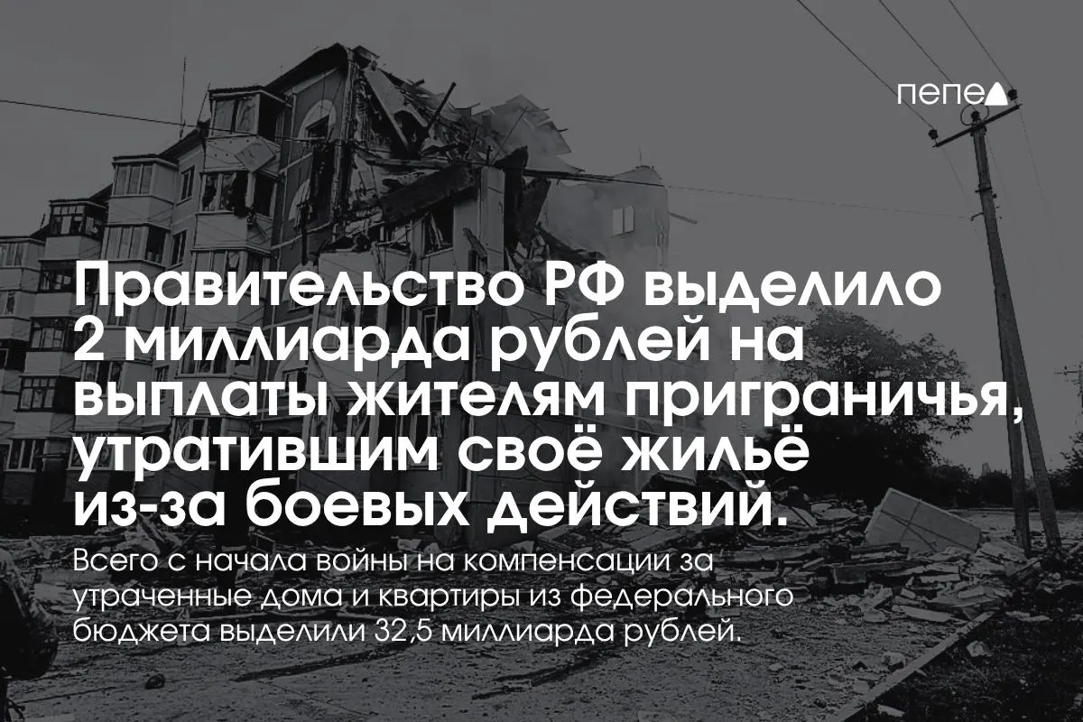 297 семей Белгородской области получат выплаты; общие затраты за время конфликта достигли 32,5 млрд рублей; выплаты начнутся на следующей неделе.
