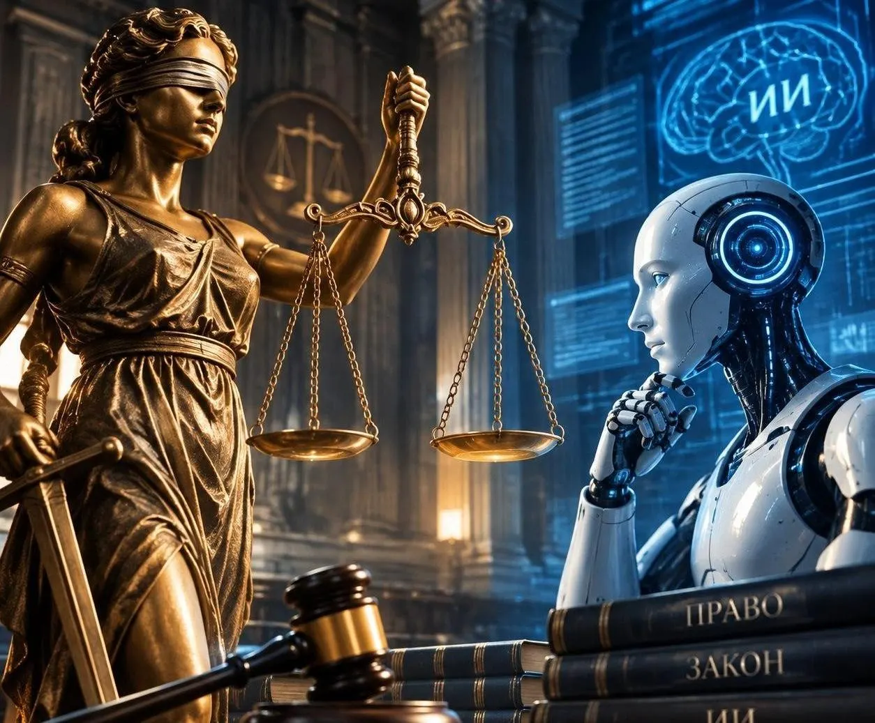 Через год в судах начнут применяться системы искусственного интеллекта, призванные помогать судьям принимать решения.